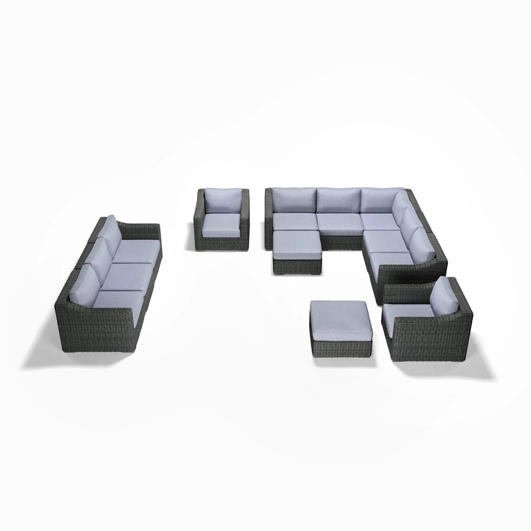 12-Piece Deluxe Sectional Set - AVELINE Furniture