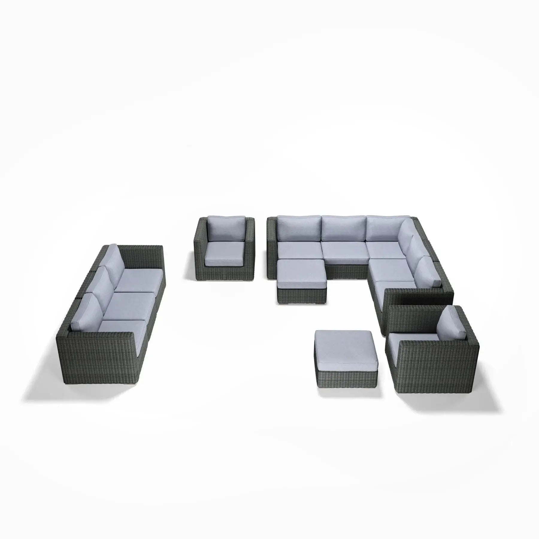 12-Piece Deluxe Sectional Set - AVELINE Furniture