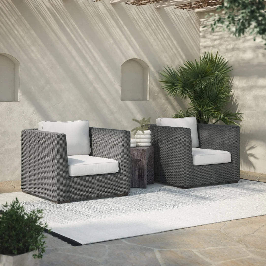 3-Piece Club Chair and Ottoman Set - AVELINE Furniture