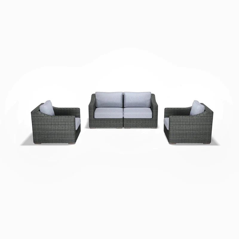 4-Piece Loveseat and Club Chair Set - AVELINE Furniture