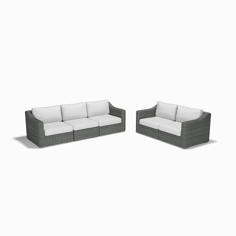 5-Piece Sofa and Loveseat Set - AVELINE Furniture