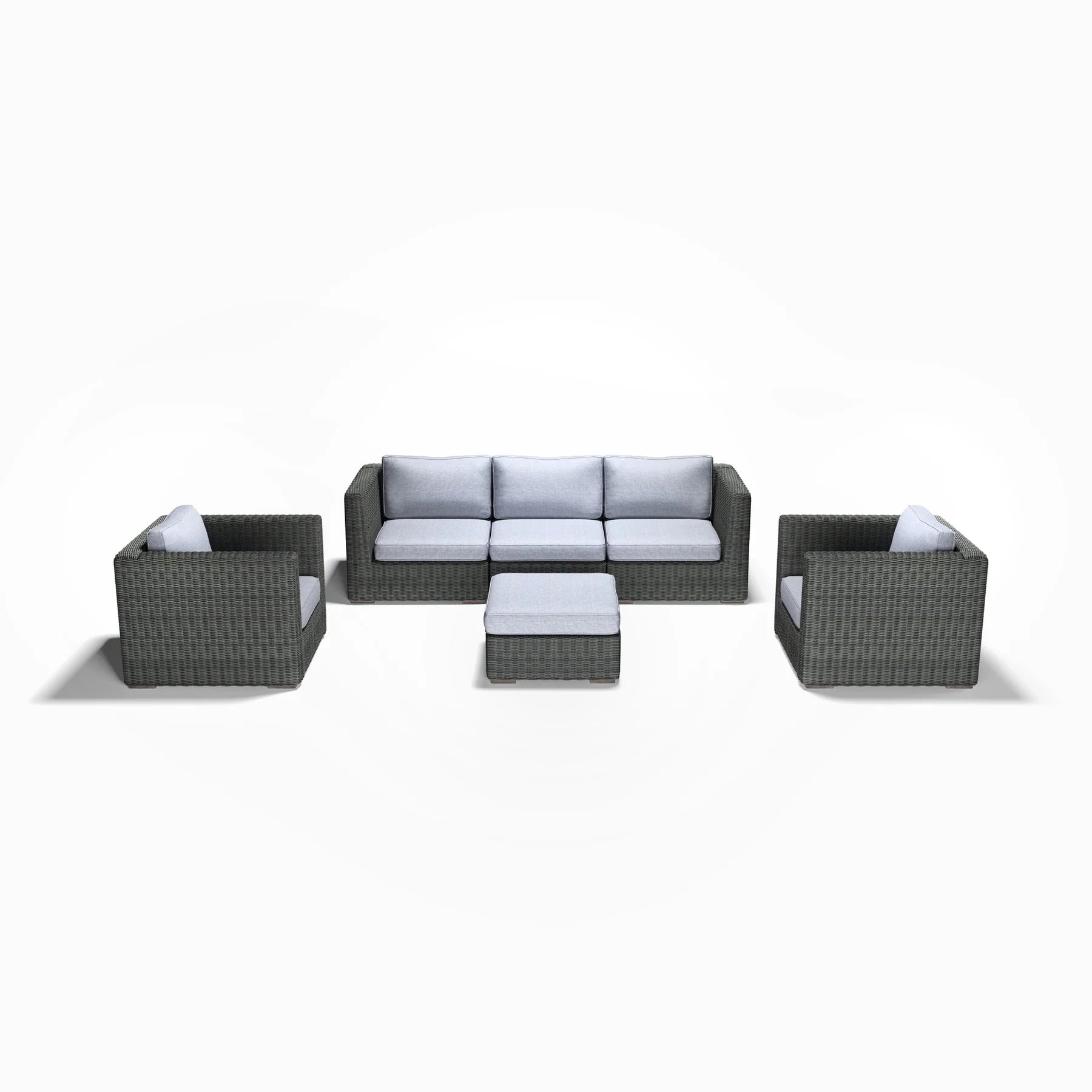 6-Piece Sofa, Club Chair, and Ottoman Set - AVELINE Furniture